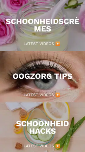 Huidver en gezichtsverzorgings screenshot