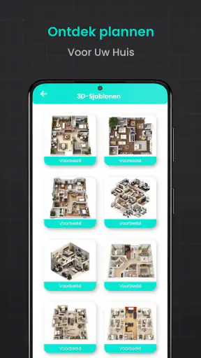 Huis ontwerpen Vloerplan 2D screenshot