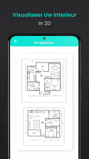 Huis ontwerpen Vloerplan 2D screenshot