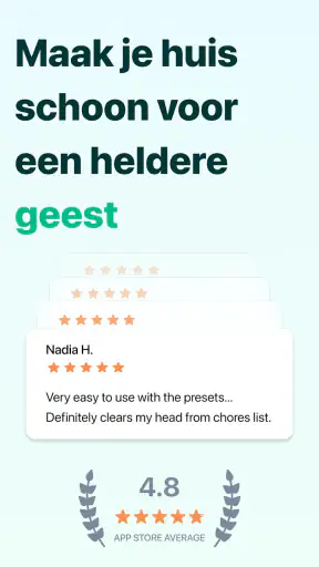 Huishouden & Opruim app screenshot