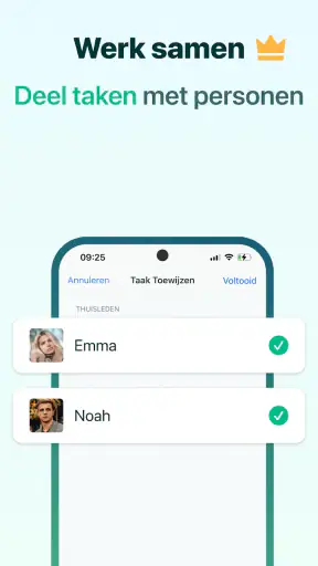Huishouden & Opruim app screenshot