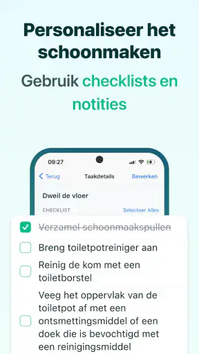 Huishouden & Opruim app screenshot