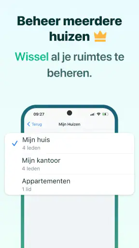 Huishouden & Opruim app screenshot