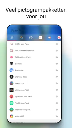 Icoonwisselaar screenshot