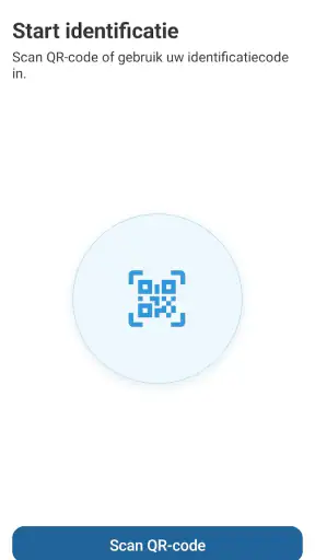 Identificatie app AMP Groep screenshot