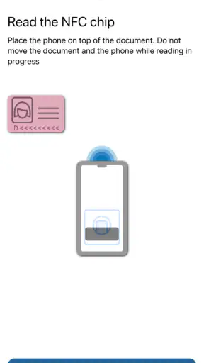 Identificatie app AMP Groep screenshot