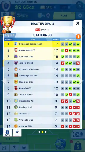 Idle Eleven - voetbalmagnaat screenshot