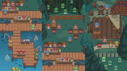 Idle Outpost: Manager Game screenshot