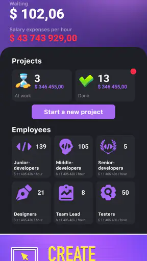 Idle Startup: Money Clicker screenshot