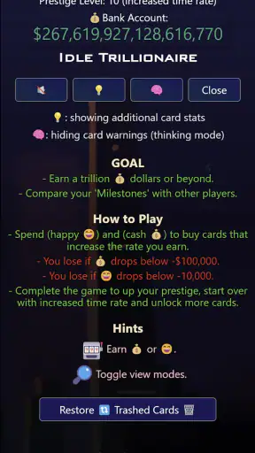Idle Trillionaire: Money Game screenshot