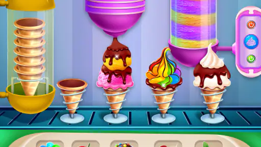 Ijsje Kegel koekj Bakken Maker screenshot