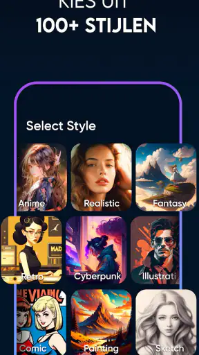 Imagine: AI-kunstgenerator screenshot