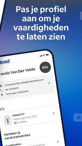 Indeed Vacatures Zoeken screenshot