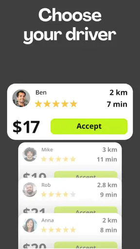 inDrive: Stel je tarief voor screenshot