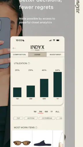 Indyx: Wardrobe & Outfit App screenshot