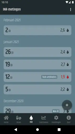 INR Dagboek screenshot
