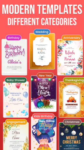 Invitation Maker - Card Design screenshot