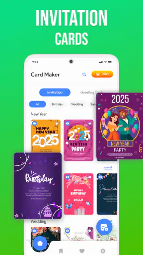 Invitation Maker - Card Design screenshot