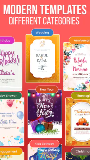 Invitation Maker - Card Design screenshot