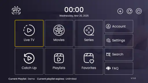 IPTV Smarters LITE screenshot