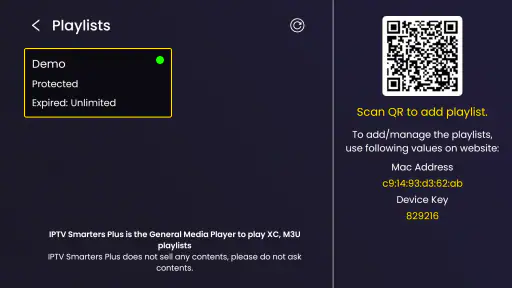 IPTV Smarters Plus screenshot