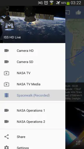 ISS Live Now screenshot