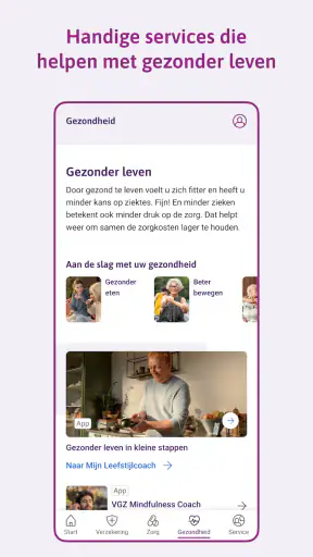 IZZ Zorgverzekering screenshot