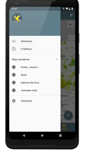 Kanarek - ostrzeżenia o smogu screenshot