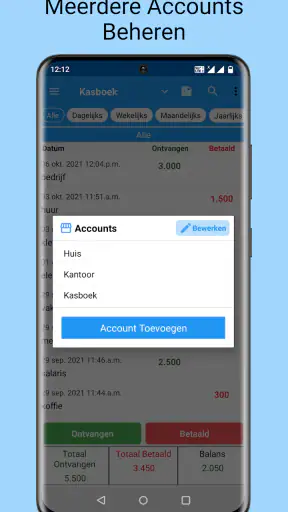 Kasboek - dagelijkse kosten screenshot