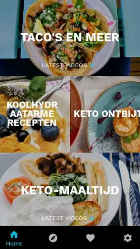 keto dieet recepten nederlands screenshot