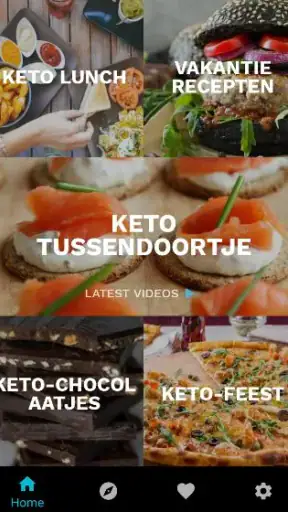 keto dieet recepten nederlands screenshot