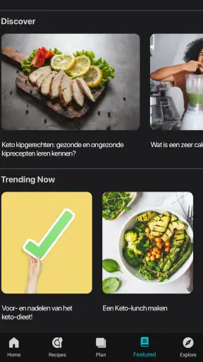 keto dieet recepten nederlands screenshot