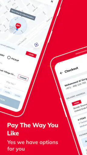 KFC Saudi Arabia screenshot