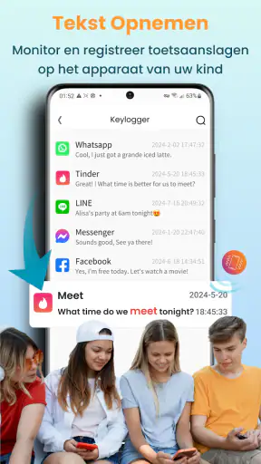 KidsGuard Pro-Telefoonbewaking screenshot