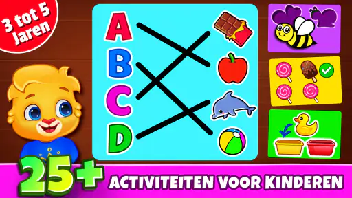 Kinderspellen: kleuren, puzzel screenshot