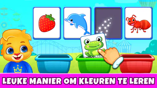 Kinderspellen: kleuren, puzzel screenshot