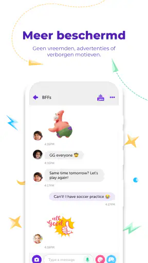 Kinzoo: Kindveilige Messenger screenshot