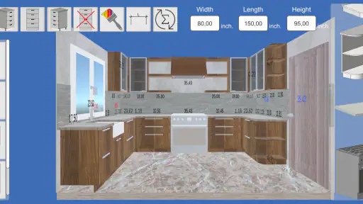 Kitchen Editor 3D screenshot