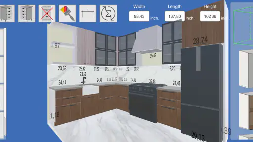 Kitchen Editor 3D screenshot