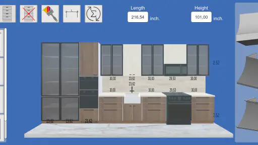 Kitchen Editor 3D screenshot