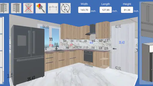 Kitchen Editor 3D screenshot
