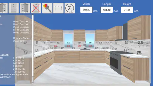 Kitchen Editor 3D screenshot