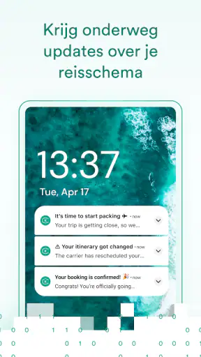 Kiwi.com - Boek Vliegtickets screenshot