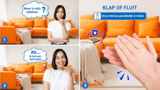 Klap Om Telefoon Te Vinden screenshot