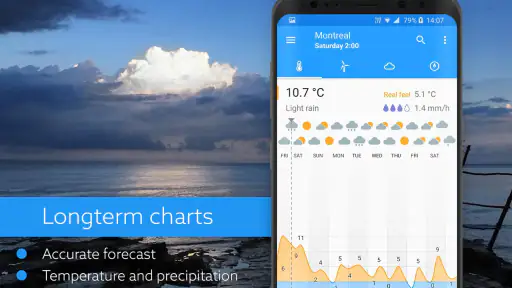 Klara weather screenshot
