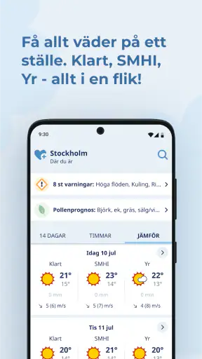 Klart - Väder screenshot