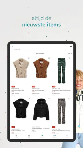 kleertjes.com screenshot