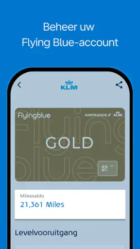 KLM - Boek een vlucht screenshot