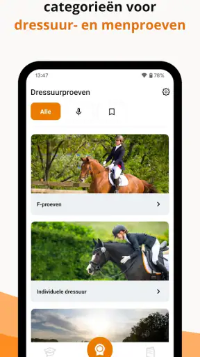 KNHS Dressuurproeven screenshot