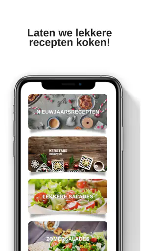 Kookboek recepten screenshot